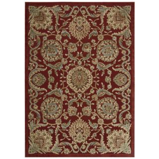 Graphic Illusions Red Area Rug