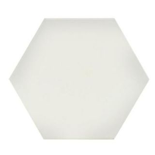 Merola Tile Hexatile Glossy Gris 7 in. x 8 in. Porcelain Floor and Wall Tile (2.2 sq. ft. / pack) FEQ8HGG
