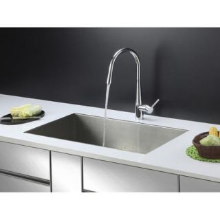 Ruvati 32'' x 19'' Kitchen Sink with Faucet