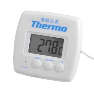 LCD Display Resettable Refrigerator Freezer Digital Thermometer