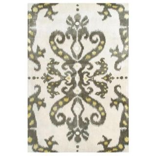 Filament Design Ethnic Damask Gray 5 ft. x 8 ft. Indoor Area Rug 44374D