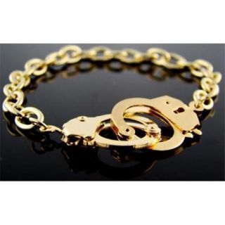 DDI 671427 Handcuff Bracelets Gold Case Of 3