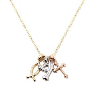 Michael Anthony Jewelry® 10K Inspirational Charm 17" Necklace   7696920