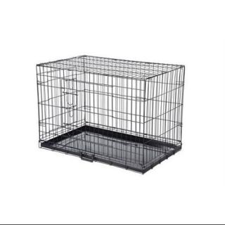 Confidence Pet 24" Folding Dog Crate Kennels 2 Door Puppy Cage Small