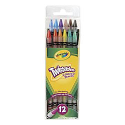 Crayola Twistables Color Pencils Assorted Colors Set Of 12
