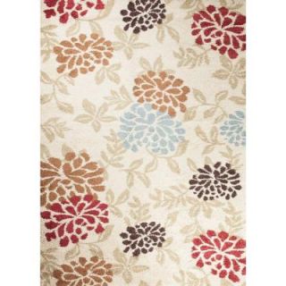 Concord Global Trading Origins Origin Ivory 6 ft. 7 in. x 9 ft. 3 in. Area Rug 08726