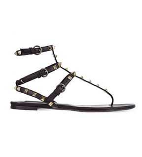 VALENTINO   Rockstud leather gladiator sandals