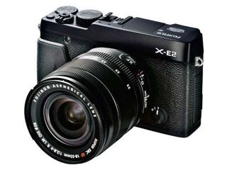 FUJIFILM X E2 16404935 Silver 16 MP 3.0" 1040K LCD Compact Mirrorless System Camera with 18 55mm Lens