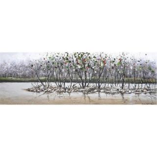 Yosemite Home Decor 59 in. x 20 in. Mystic Autumn II Hand Painted Contemporary Artwork DISCONTINUED FC3539Q 2