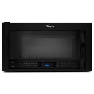 Whirlpool 1.9 cu. ft. Over the Range Convection Microwave in Black with Sensor Cooking WMH76719CB