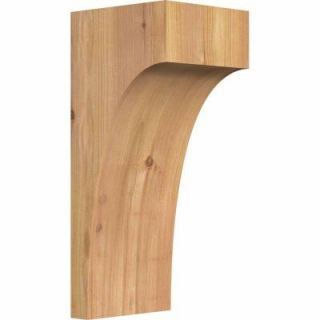 Ekena Millwork 5 1/2 in. x 6 in. x 14 in. Western Red Cedar Huntington Smooth Corbel COR06X06X14HUN00SWR