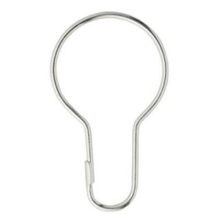 Franklin Brass Shower Curtain Pins in Nickel Plated Plain (12 Pack) 127819