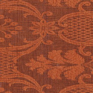 Chandra Rugs Shenaz Patterned Wool Rust Area Rug