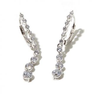 Absolute™ 0.86ct Graduated Round Cut Drop Earrings   7879847