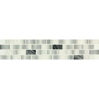 Daltile Snow Illusion 2 5/8 in. x 12 in. Ceramic Decorative Accent Wall Tile ST62312DCOCC1L