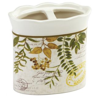 Avanti Foliage Garden Toothbrush Holder   17412133  