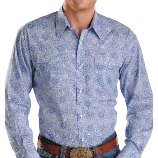 Rough Stock Sienna Vintage Print Western Shirt (For Men) 5227X 34