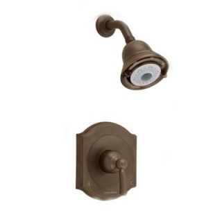 American Standard Portsmouth 1 Handle Shower Faucet Trim Kit with Square Escutcheon in Oil Rubbed Bronze (Valve Sold Separately) T415.501.224