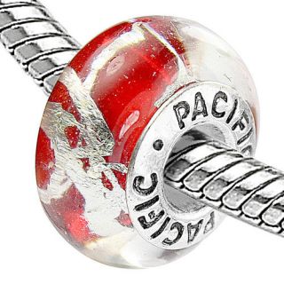 West Coast Jewelry Pacific 925 Murano Really Red Glass Bead