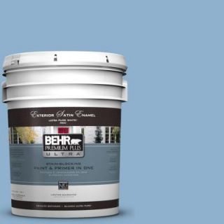 BEHR Premium Plus Ultra 5 gal. #M510 3 Sailor's Knot Satin Enamel Exterior Paint 985405