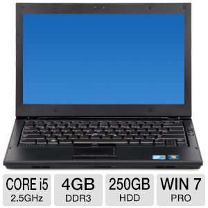 Dell Latitude E4310 Notebook PC   Intel Core I5 540M 2.530GHz, 4GB RAM, 250GB HDD, 13.3 Display, Windows 7 Professional 64 Bit  (Off Lease)    RB DELE4310/2.4CI5