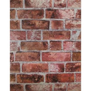 York Wallcoverings 57 sq. ft. Brick Wallpaper HE1044