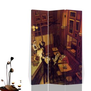 Roundhill Furniture 71 x 53 Double Sided Canvas Painting 3 Panel