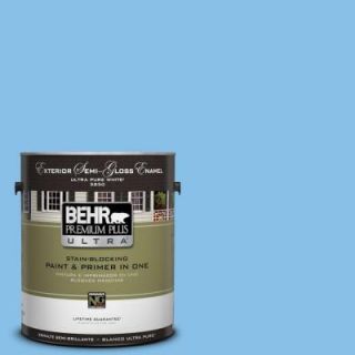 BEHR Premium Plus Ultra 1 gal. #P510 3 Rhodes Semi Gloss Enamel Exterior Paint 585001