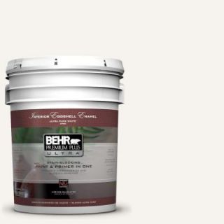 BEHR Premium Plus Ultra 5 gal. #1875 Polar Bear Eggshell Enamel Interior Paint 275005