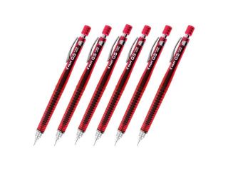 Pilot H 325 Drafting Mechanical Pencil, 0.5 mm, Translucent Red   Pack of 6