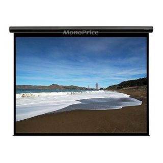 100 inch, 43 Matte White Fabric Motorized Projection Screen