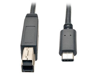 Tripp Lite USB 3.1 Gen 1 (5 Gbps) Cable, USB Type C (USB C) to USB 3.0 Type B M/M, 3 ft. (U422 003)