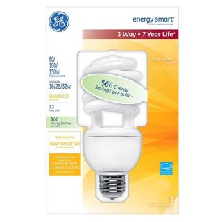 GE 50/100/150 Watt 3 Way CFL Light Bulb   Soft White