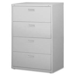 HON 700 Series Light Gray 36 Inch Wide Two Drawer Lateral File Cabinet