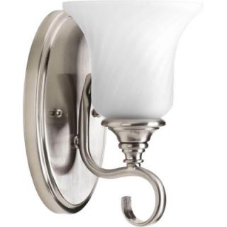 Progress Lighting Kensington Collection 1 Light Brushed Nickel Bath Light P2783 09