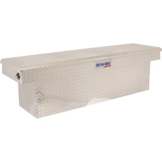 Better Built SEC Series X2 Aluminum Single-Lid Deep Tub Crossbed Truck Box — Diamond Plate, 69in.L x 20in.W x 19in.H  Crossbed Boxes
