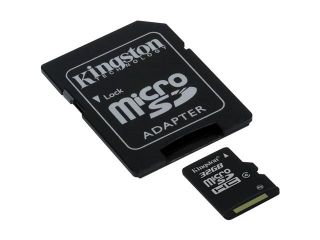 Kingston 32 GB MicroSD High Capacity (microSDHC)   1 Card/100 Pack   Bulk