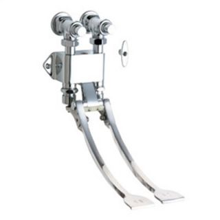 Chicago Faucets 834 Wall Mount Double Pedal Self Closing Valve in