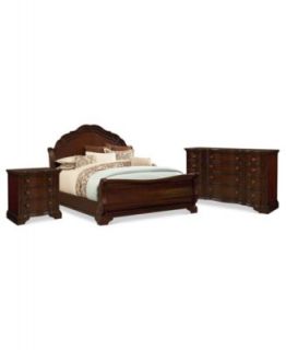Celine Bedroom Furniture, King 3 Piece Set (Bed, Dresser & Nightstand)