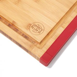 Simply Ming Bamboo Non Skid Cutting Board with Knife Station   7855887