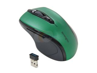 Kensington Pro Fit Mid Size Mouse K72424AM Emerald Green 1 x Wheel USB RF Wireless Optical Mouse