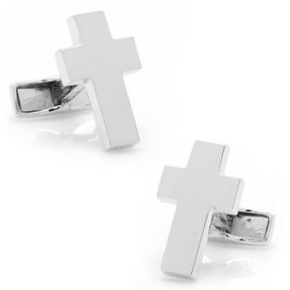 RR 801 Sterling Cross Cufflinks