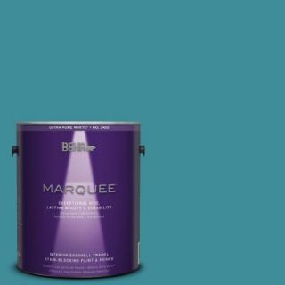 BEHR MARQUEE 1 gal. #MQ6 34 Prophetic Sea One Coat Hide Eggshell Enamel Interior Paint 245401