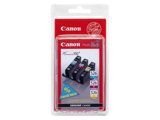 Canon 4541B006 (CLI 526) Ink cartridge multi pack, 462/437/450 Seiten, 9ml, Pack qty 3