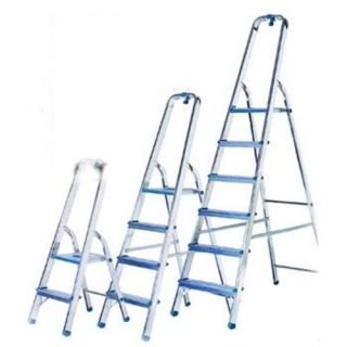 Mitec Inc 2003 Sturdy Step 3 Step Ladder   Chrome