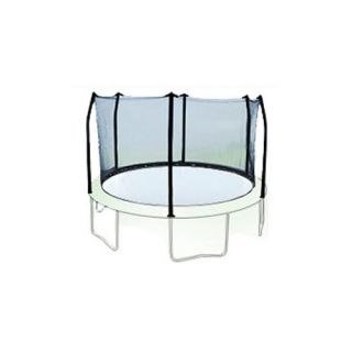 SKYBOUND 12 Enclosure Trampoline Net Using 6 Straight Curved Poles