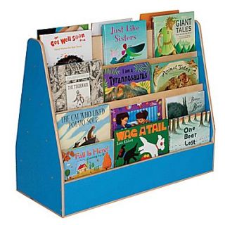Wood Designs Double Sided Book Display; Blueberry