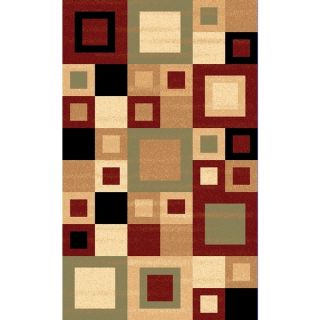 Renaissance Color Block Area Rug (53 x 77)   17551448  