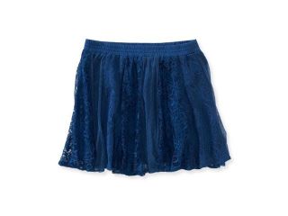 Aeropostale Womens Vertical Lace Overlay Mini Skirt 402 XS