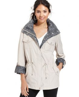 JM Collection Printed Hooded Anorak   Jackets & Blazers   Women   